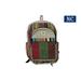 Striped Hemp and Colorful Cotton Backpack Handmade Nepal with Laptop Sleeve - Fashion Cute Travel Sc