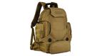 Huntvp Tactical Military MOLLE Assault Backpack Pack 3 Way Molle Modular Attachments 40L Large Water