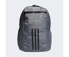 adidas Unisex League 3 Stripe Backpack, Jersey Onix/Black, ONE SIZE