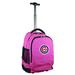 Chicago Cubs 19'' Premium Wheeled Backpack - Pink