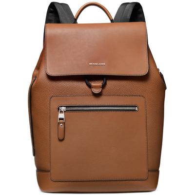 Michael Kors Men's Hudson Leather Flap Backpack - Luggage