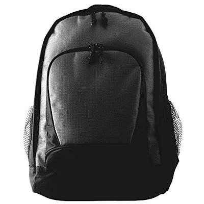 Augusta Sportswear Ripstop Backpack, One Size, Black/Black
