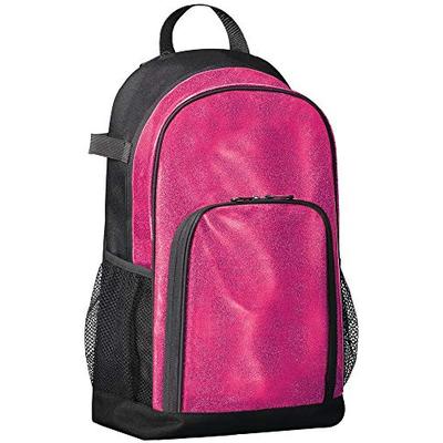 Augusta Sportswear All Out Glitter Backpack OS Pink Glitter/Black