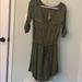 American Eagle Outfitters Dresses | 3/4 Sleeve Dress | Color: Green | Size: Xs