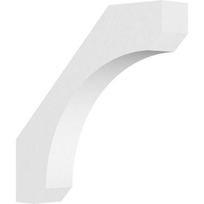 Ekena Millwork 3 in. x 18 in. x 18 in. Standard Legacy Architectural Grade PVC Brace, White