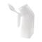 MABIS Non-Autoclavable Male Urinal with Cover in White