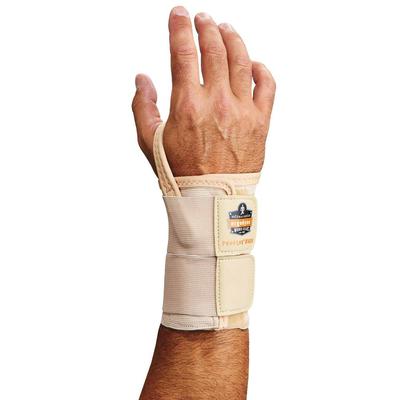 Ergodyne ProFlex 4010 Large Left Tan Double Strap Wrist Support