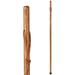 Brazos 55" Free Form Pine Wood Walking Stick Hiking Trekking Pole, Tan, Made in the USA