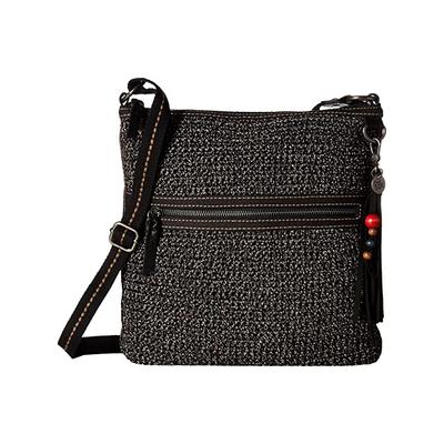 The Sak Lucia Crochet Crossbody (Urban Static) Cross Body Handbags