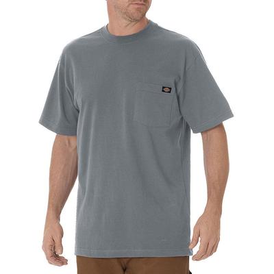 Dickies WS450 Heavyweight Short-Sleeve Pocket Tee-Big & Tall, Mens, Size X-large Tall, Gray