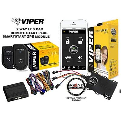 Viper 4816V 2 Way LED Remote Start System with Bypass Interface and SmartStart with GPS Module Bundl