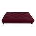 Full 10" Foam Mattress - Alwyn Home Harding Cold Futon Polyester in Red/Indigo | 75 H x 54 W 10 D Wayfair E0FBCD7AB0D74132A3150E2EF4569783