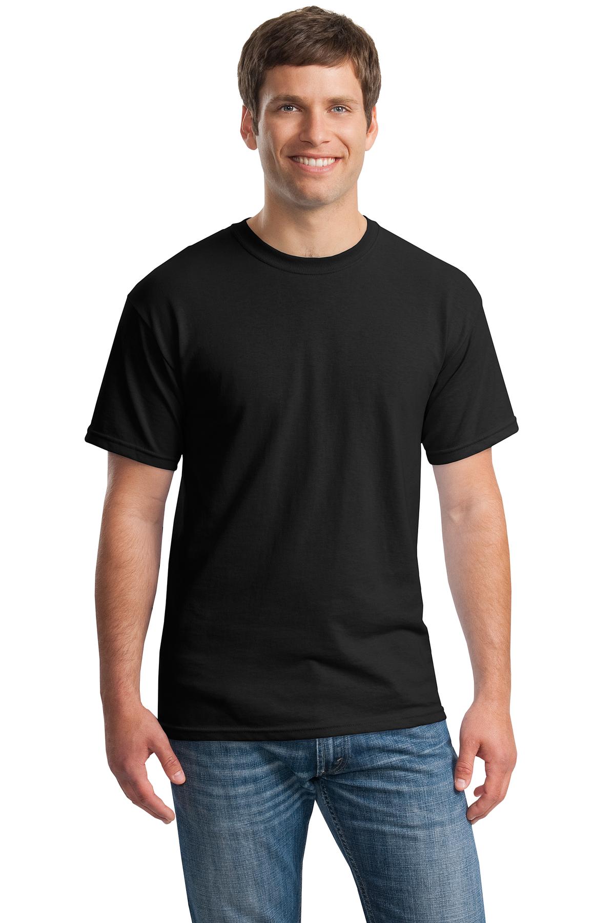 Gildan G500 Adult Heavy Cotton T-Shirt in Black size XL 5000, G5000