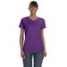 Gildan G500L Women's Heavy Cotton T-Shirt in Purple size 3XL | Cotton/Polyester Blend 5000L, G5000L
