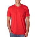 Next Level N6210 Men's CVC Crewneck T-Shirt in Red size XS | Cotton/Polyester Blend 6210, NL6210