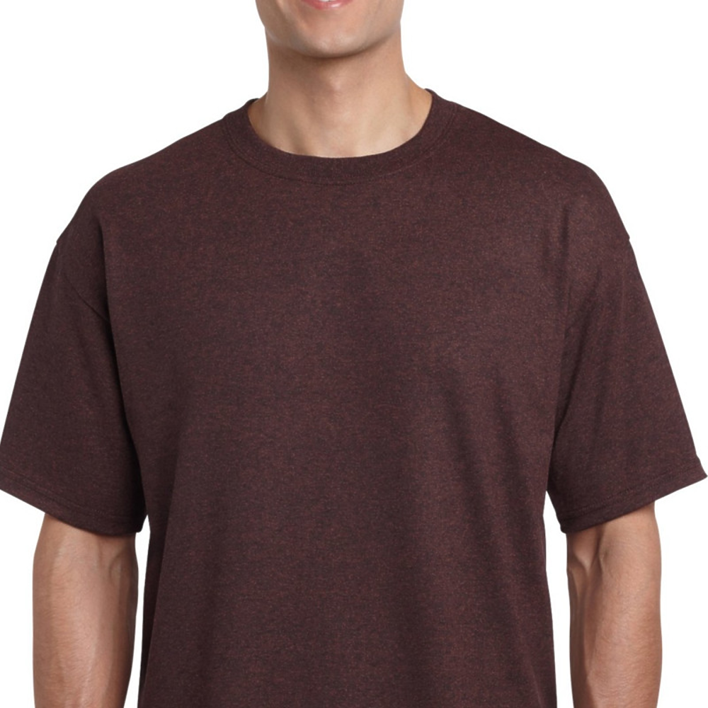 Gildan G500 Adult Heavy Cotton T-Shirt in Russet size XL 5000, G5000
