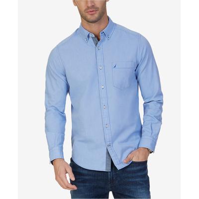 Nautica Men's Big & Tall Oxford Shirt - French Blue