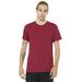 Bella + Canvas 3001C Jersey T-Shirt in Cardinal size Medium | Ringspun Cotton 3001, B3001, BC3001