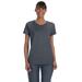 Gildan G500L Women's Heavy Cotton T-Shirt in Dark Heather size Large | Cotton/Polyester Blend 5000L, G5000L