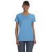 Gildan G500L Women's Heavy Cotton T-Shirt in Carolina Blue size XL | Cotton/Polyester Blend 5000L, G5000L