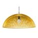 Oggetti Luce Schema Moire Dome 26 Inch Large Pendant - 49-MOI/SU/D/GL