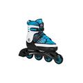 HUDORA Inline Skates Basic in Blue/Mint - Inliner für Kinder & Jugendliche in versch. Größen - Roller Skates bis zu 4 Größen verstellbar - Ideal als hochwertiges Einstiegsmodell