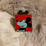 Disney Other | 5/$25 Classic Mickey Pin | Color: Black/Red | Size: Os