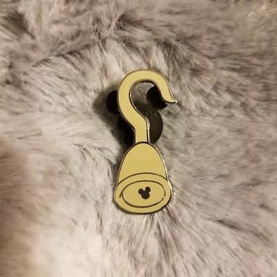 Disney Other | 5/$25 Captain Hook's Hook Pin - Peter Pan | Color: Gold/Black | Size: Os