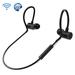 in Ear Wireless Bluetooth Headphones - Waterproof Black Cordless Sports Earbuds Headset Earphones, E