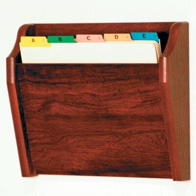 Wooden Mallet Single Tapered Pocket Chart Holder CH14-1LO / CH14-1MH / CH14-1MO Wood Finish: Mahogan