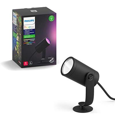 Philips Hue Lily White & Color Outdoor Smart Spot light Extension (Hue Hub & Power Source required),