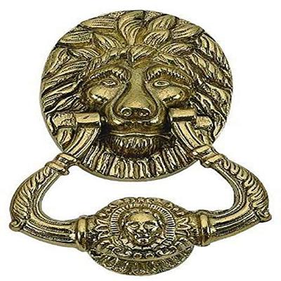 Brass Accents A07-K5000-613VB Lion Door Knocker, 7 1/2", Venetian Bronze