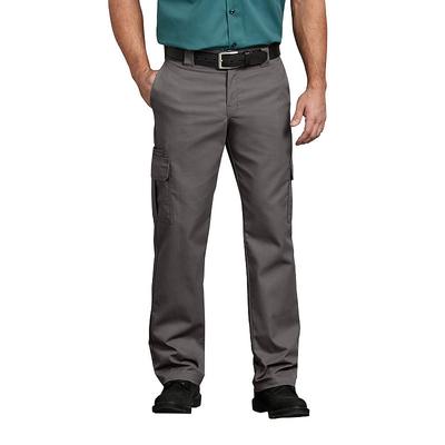 Dickies WP595 Twill Cargo Pants, Mens, Size 44x30, Gray