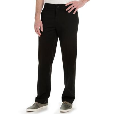 Big & Tall Lee Performance Series Extreme Comfort Khaki Straight-Fit Pants, Men's, Size: 46X30, Blac