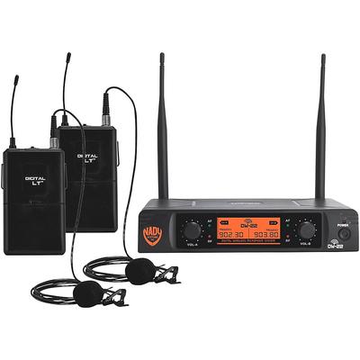 Nady Dw-22 Lt 24 Bit Digital Dual Lapel Wireless Microphone System