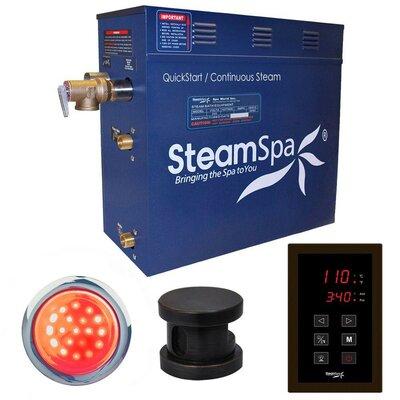 Steam Spa Indulgence 9 kW QuickStart Steam Bath Generator Package INT900BN / INT900OB Finish: Oil Ru