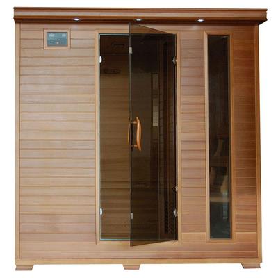 Radiant Sauna 6-Person Cedar Infrared Sauna with 10 Carbon Heaters