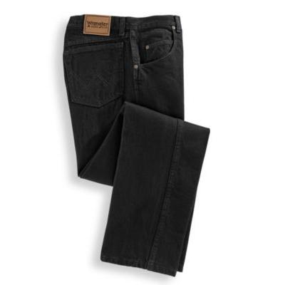 Men's Wrangler Rugged Wear Relaxed-Fit Jeans, Black, Size 48 30, 100% Cotton
