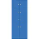BISLEY Armoire à casiers LateralFile™, 8 casiers, hauteur 6 x 375 mm, 2 x 755 mm, bleu