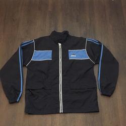 Adidas Jackets & Coats | Adidas Vintage Men’s Blue Jacket Block S Blue | Color: Black/Blue | Size: S