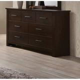 Wildon Home® Ricka 7 Drawer Dresser Wood in Brown | 37 H x 55 W x 17 D in | Wayfair A1D6BCCEDC7F4A4A84FE90E589AA759C