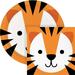 Creative Converting Tiger Party Supplies Kit for 24 Guests in Orange | Wayfair DTCTGRAF2C