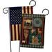 Breeze Decor 2 Piece Lakeview Cabins Impressions Decorative 2-Sided Polyester 19" x 13" Garden Flag Set in Black/Brown | 18.5 H x 13 W in | Wayfair