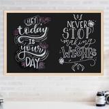 U Brands MDF Birch Frame Wall Mounted Chalkboard, 35" x 23" Wood/Melamine in Black/Brown | 35 H x 1 D in | Wayfair 3263U00-01