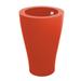 Vondom Curvada Resin Pot Planter Resin/Plastic in Red | 26.75 H x 17.75 W x 17.75 D in | Wayfair 42145R-RED