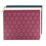 U Brands Hanging File Folders Paper & Cardstock in Green/Indigo/Pink | 11 H x 8.5 W x 8 D in | Wayfair 4157U01-12
