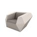 Vondom Faz - Resin Lounge Outdoor Chair - Lacquered Plastic in Gray/Brown | 27.5 H x 47.25 W x 39.25 D in | Wayfair 54001F-TAUPE