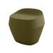 Vondom Noma Plastic Decorative Stool Plastic in Brown | 21.25 H x 20.5 W x 23.25 D in | Wayfair 45059A-KHAKI