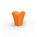 Vondom Pezzettina Resin Pot Planter Resin/Plastic in Orange | 19.75 H x 19.75 W x 19.75 D in | Wayfair 56006A-ORANGE