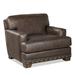 Club Chair - Westland and Birch Gondall 43" Wide Top Grain Leather Club Chair Leather/Genuine Leather in Brown | 36 H x 43 W x 41 D in | Wayfair